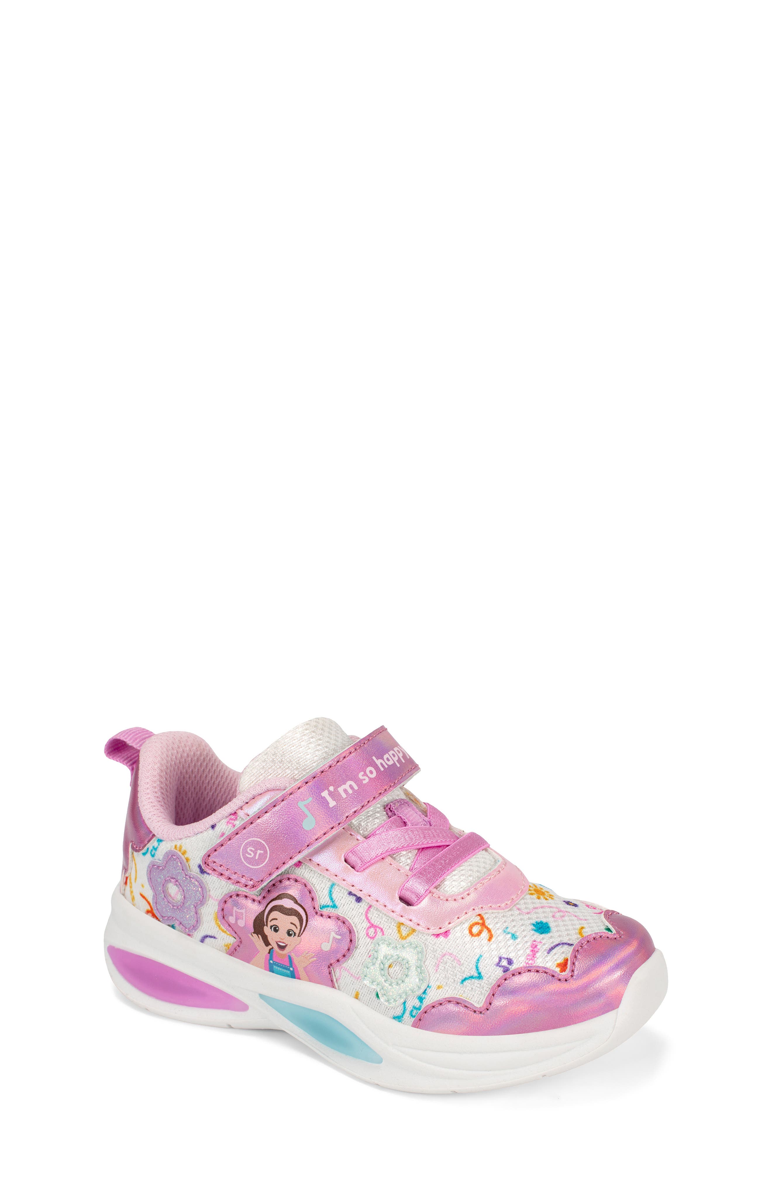 Stride Rite Kids' x Ms. Rachel I'm So Happy Sneaker, Main, color, Pink