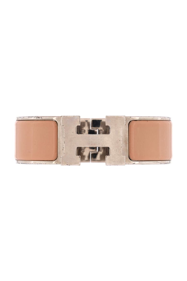 Clic H Bracelet Enamel Wide, Main, color, Neutral