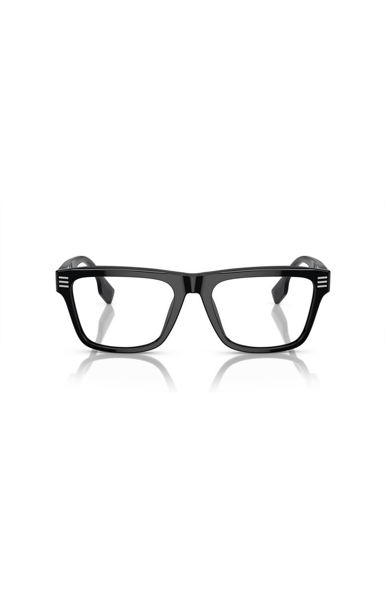 Burberry 55mm Square optical glasses, Alternate, color, Black