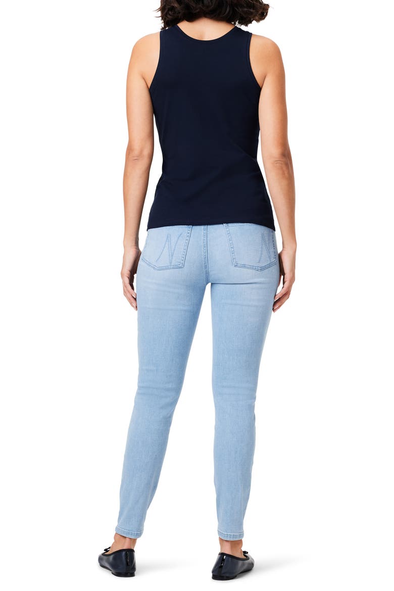 Perfect High Neck Tank, Alternate, color, DARK INDIGO