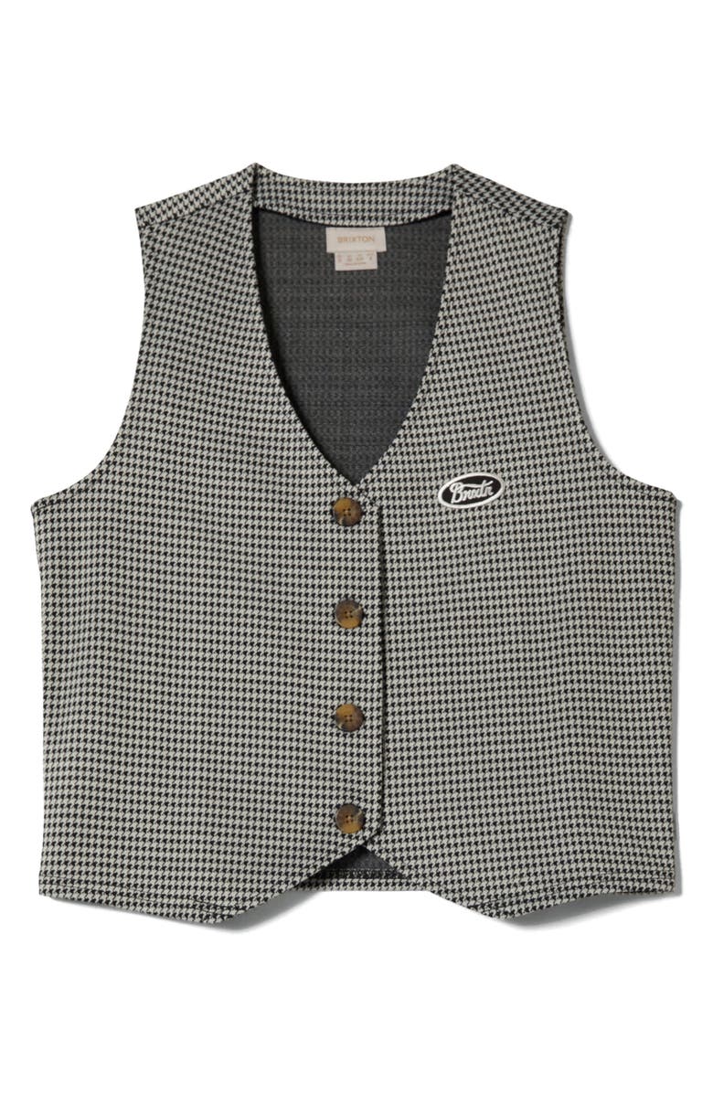 Brixton Houndstooth Lesiure Vest, Alternate, color, 