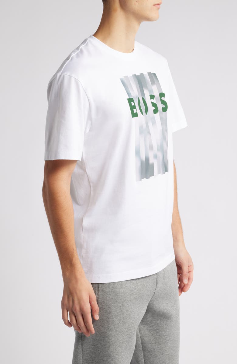 BOSS Tessin Logo Graphic T-Shirt, Alternate, color, White