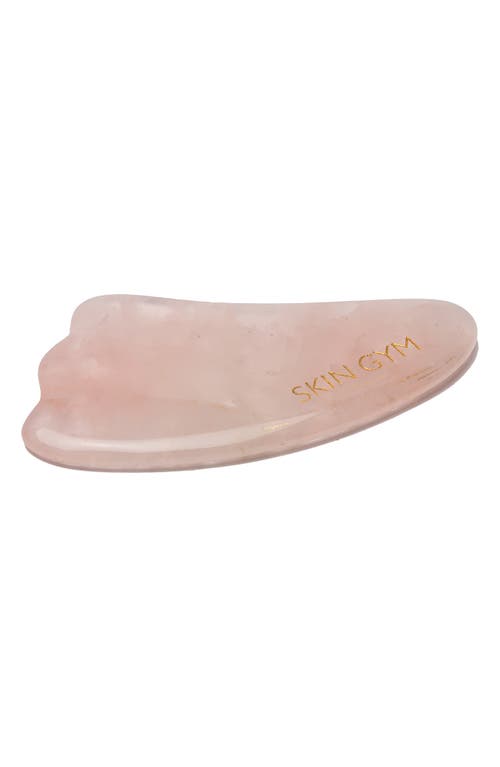 Skin Gym Rose Quartz Crystal Gua Sha Sculpty Facial Tool in Pink at Nordstrom