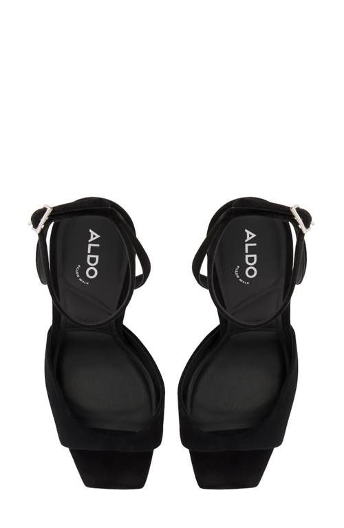 Aldo Valentyna Ankle Strap Sandal In Black