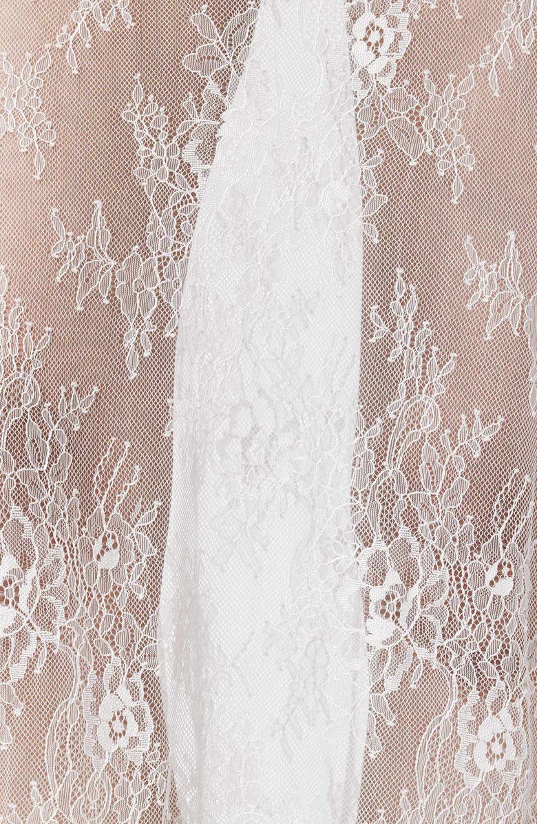 AllSaints Arran Sheer Lace Maxi Skirt, Alternate, color, Off White