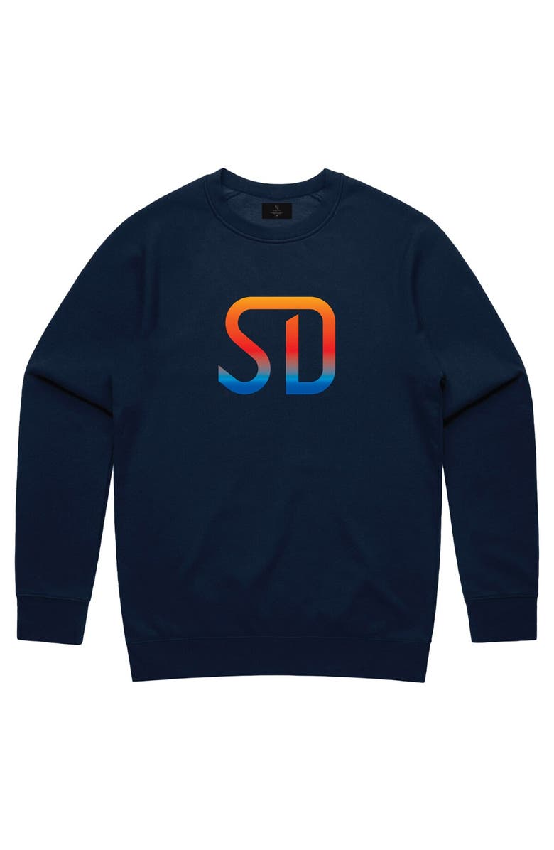 Peace Collective Unisex Peace Collective  Navy San Diego FC Pullover Sweatshirt, Alternate, color, 