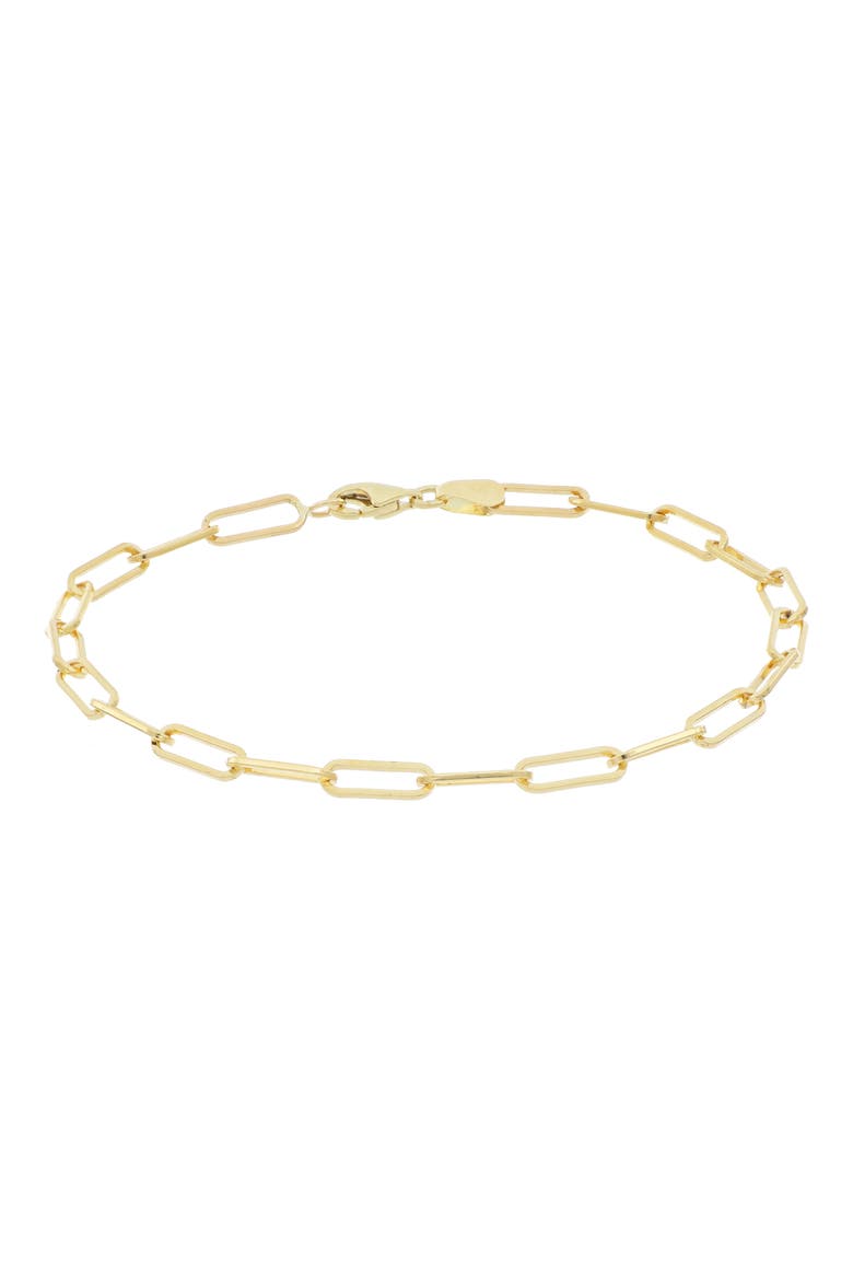 14K Gold Ofira Chain Bracelet, 3.2mm, Main, color, 14K YELLOW GOLD
