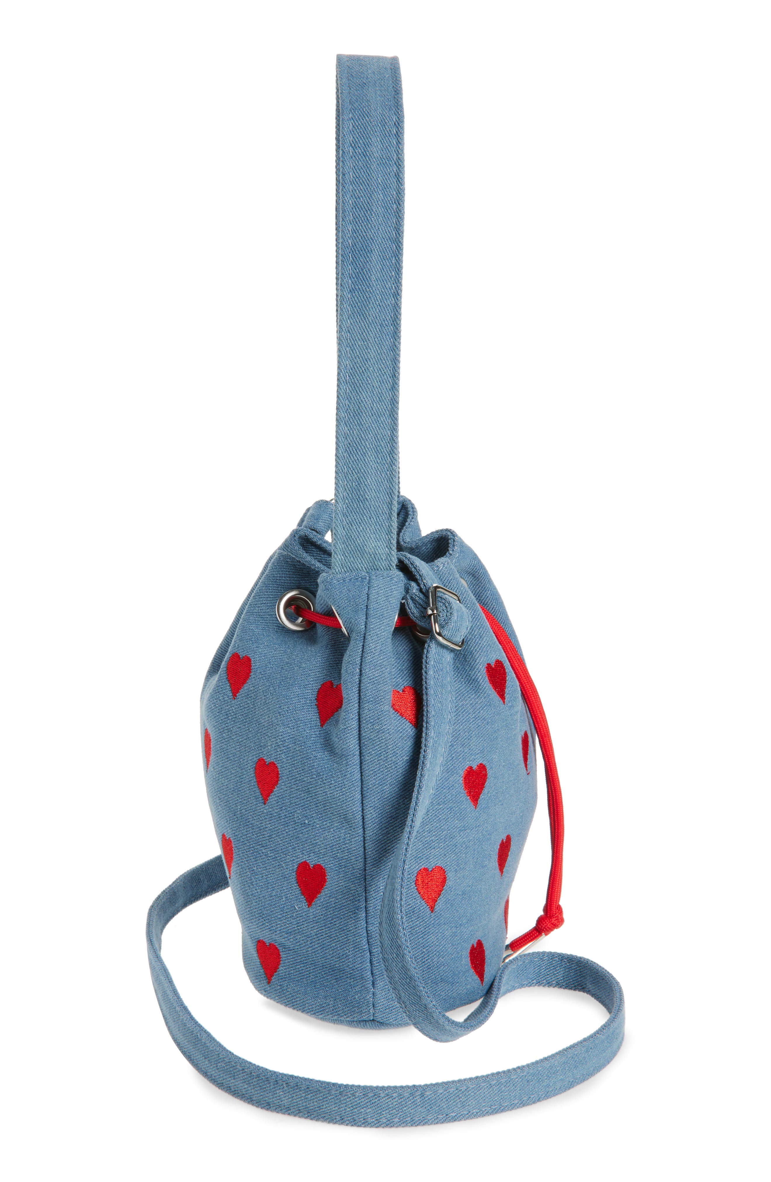 Ruby & Ry Kids' Denim Bucket Bag, Alternate, color, 