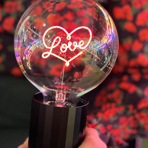 Mitb Love Portable Table Lamp In Yellow