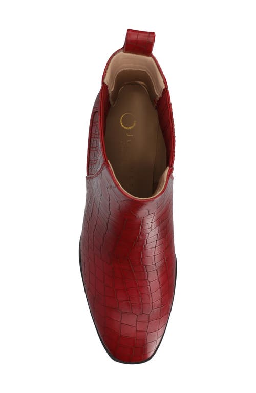 Journee Collection Wrenley Bootie In Red