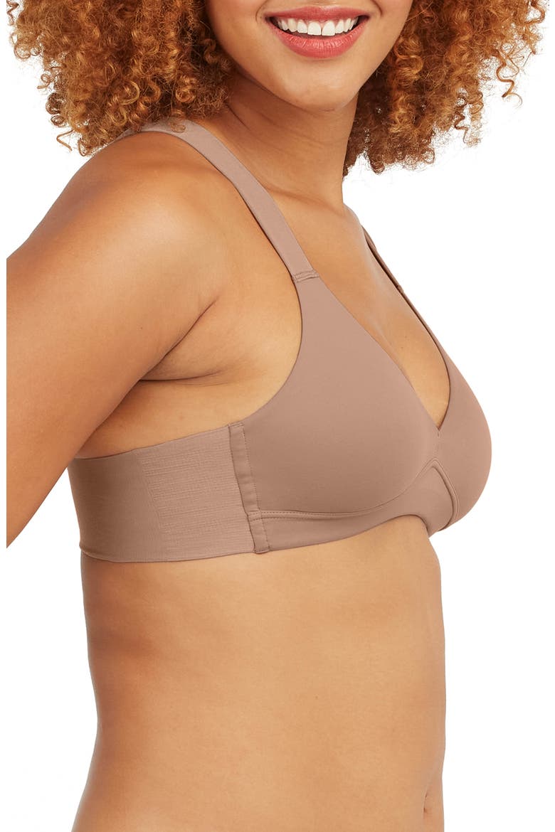 Bra-llelujah!® Unlined Bralette, Alternate, color, CAFE AU LAIT