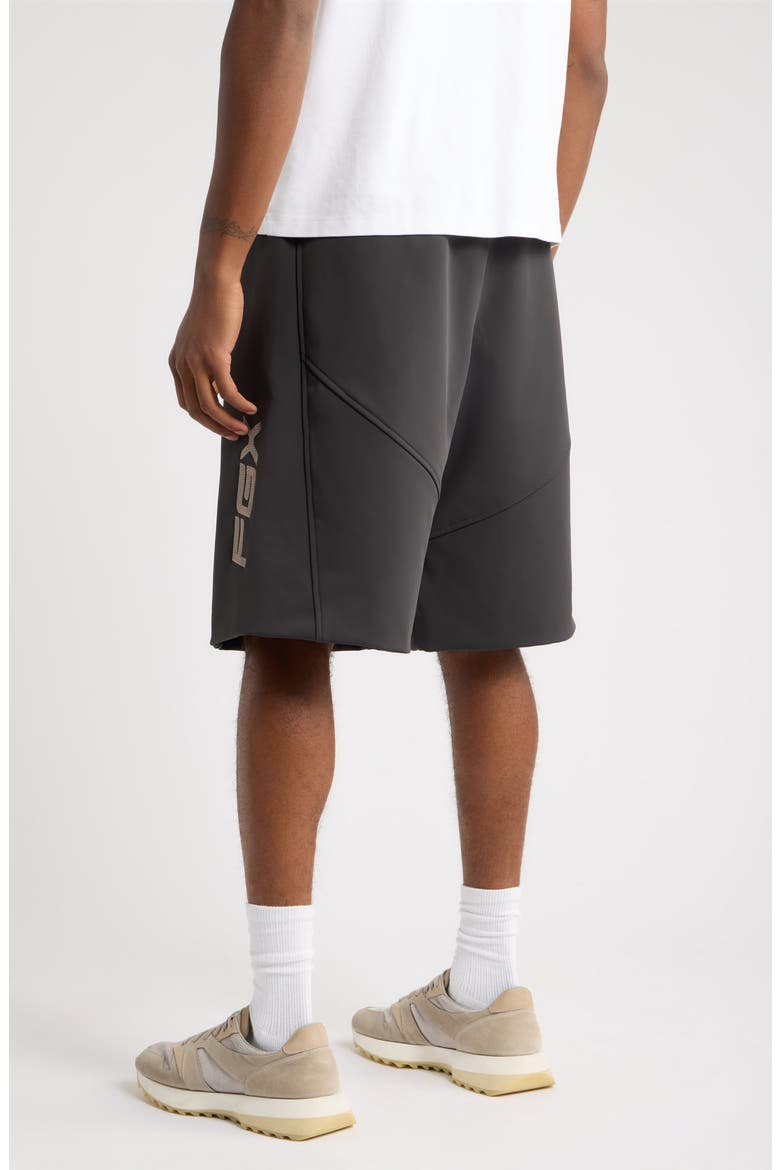 90s Relaxed Moto Shorts, Alternate, color, INK BLACK