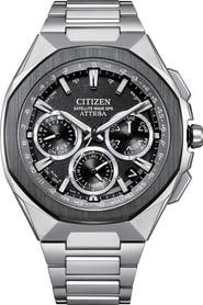 Citizen Attesa Satellite Wave GPS Eco-Drive Super Titanium™ Bracelet Watch, 43.2mm