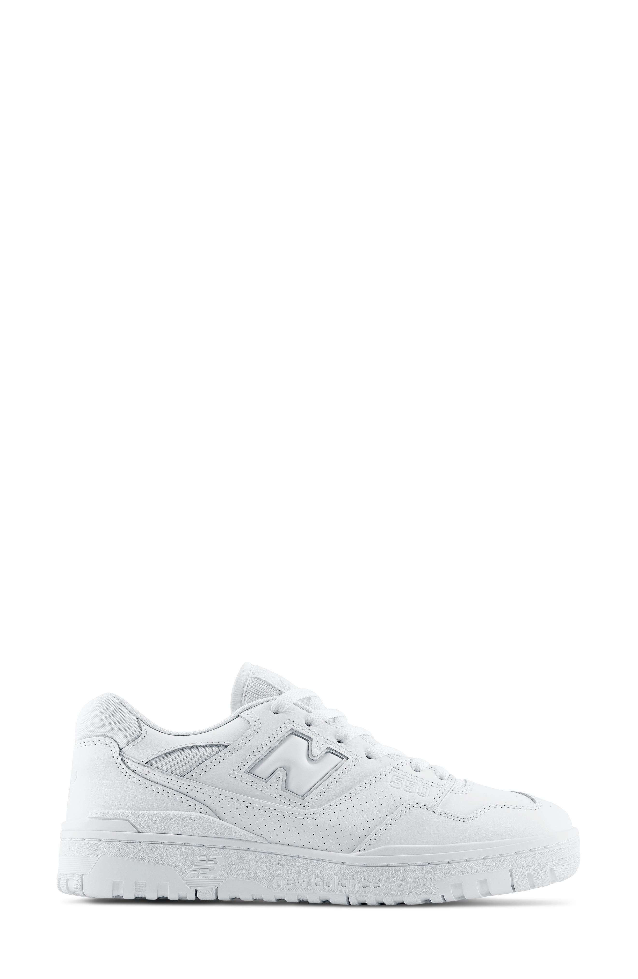New Balance 550 Basketball Sneaker, Alternate, color, White/ White