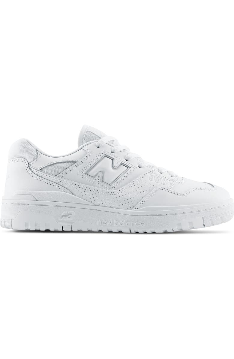 New Balance 550 Basketball Sneaker, Alternate, color, White/ White