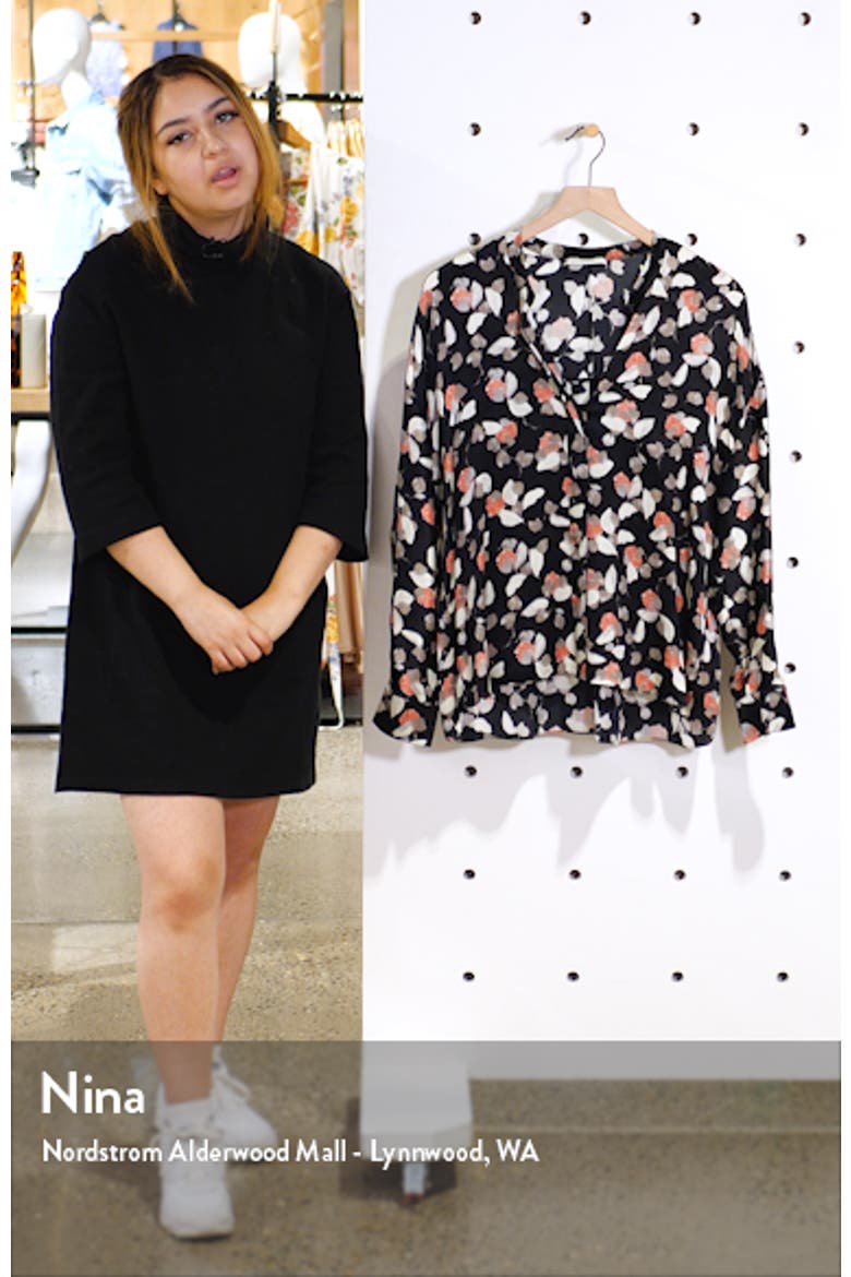 Watercolor Petal Silk Blouse video