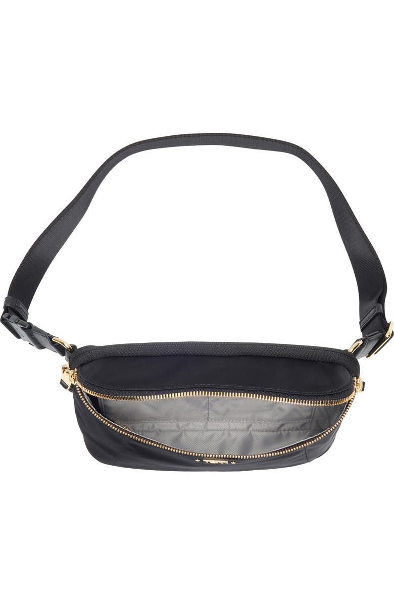 TUMI Arden Crossbody Bag, Alternate, color, Black/ Gold