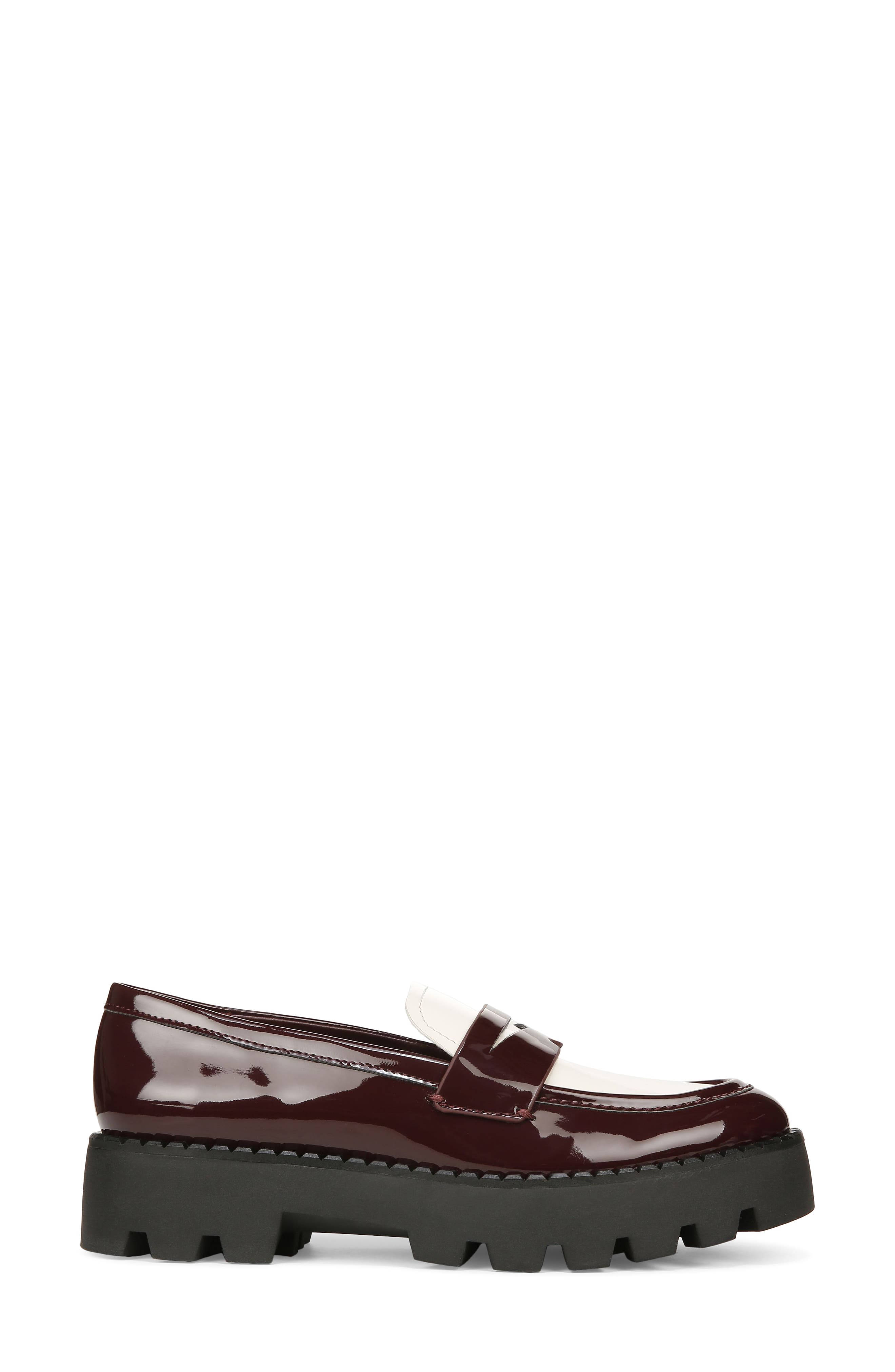 Balin Platform Loafer, Alternate, color, CORDOVAN