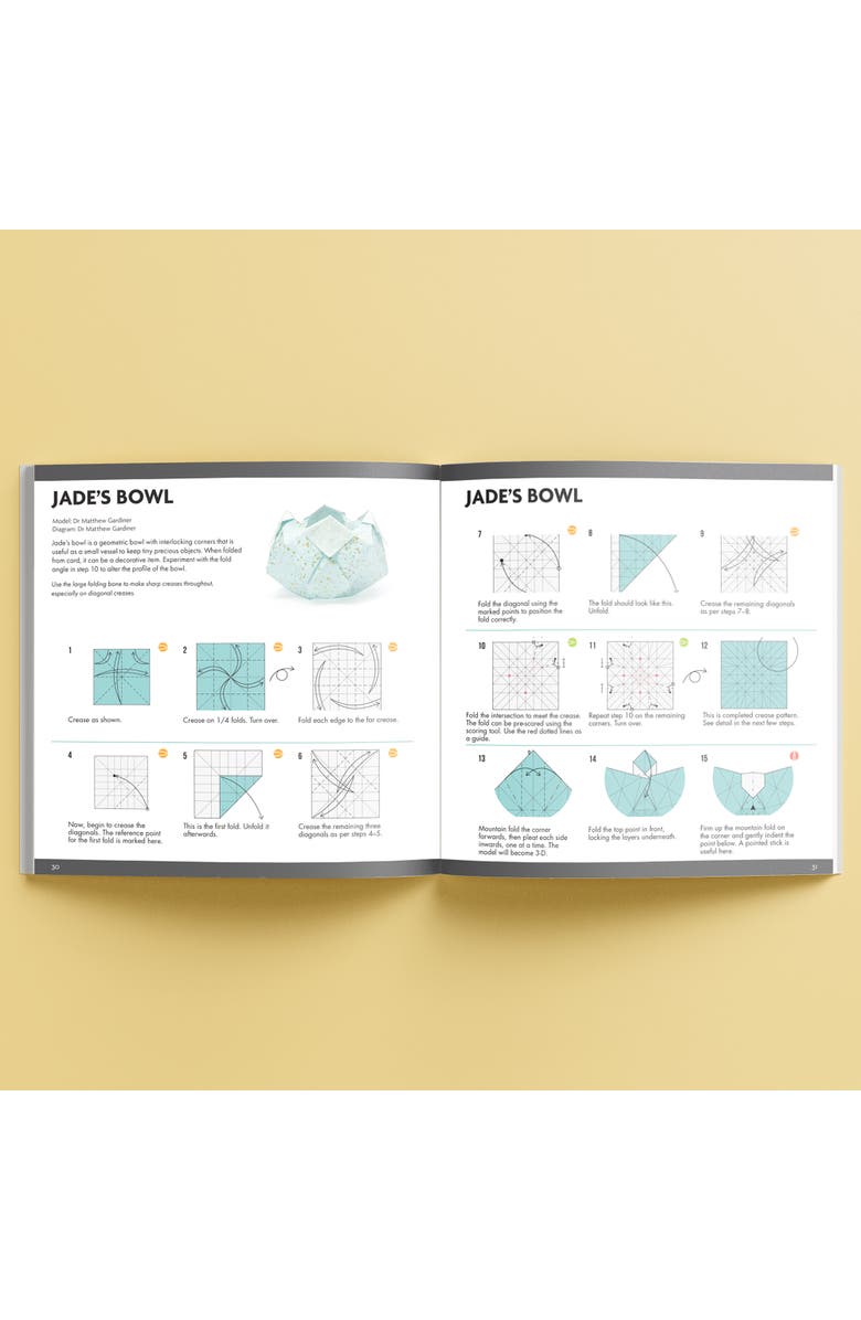 Art Maker Masterclass Collection Origami Techniques Kit, Alternate, color, Multicolored