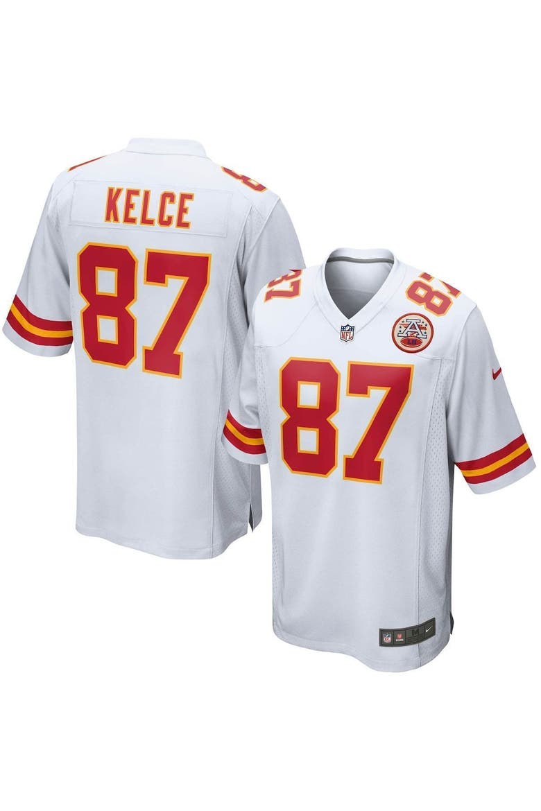 Youth Nike Travis Kelce White Kansas City Chiefs Game Jersey, Main, color, WHITE
