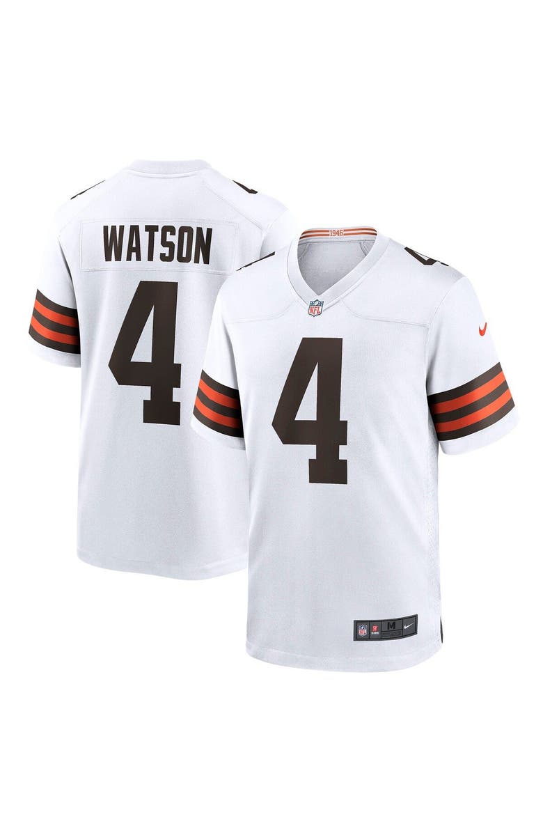 Nike Men's Nike Deshaun Watson White Cleveland Browns Game Jersey, Main, color, White