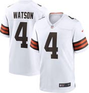 Nike Men's Nike Deshaun Watson White Cleveland Browns Game Jersey