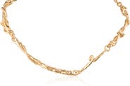 JARDIN Twisted Bar Link Collar Necklace