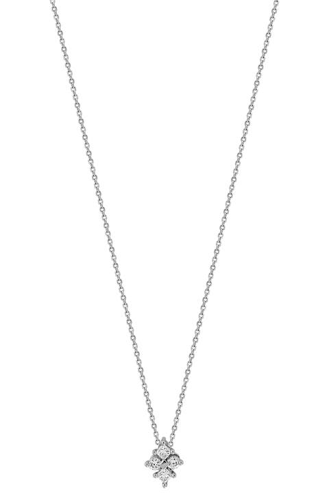 Getty 18K White Gold Diamond Pendant Necklace - 0.13ct. (Nordstrom Exclusive)
