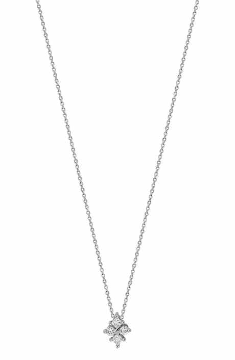 Bony Levy Getty 18K White Gold Diamond Pendant Necklace - 0.13ct.
