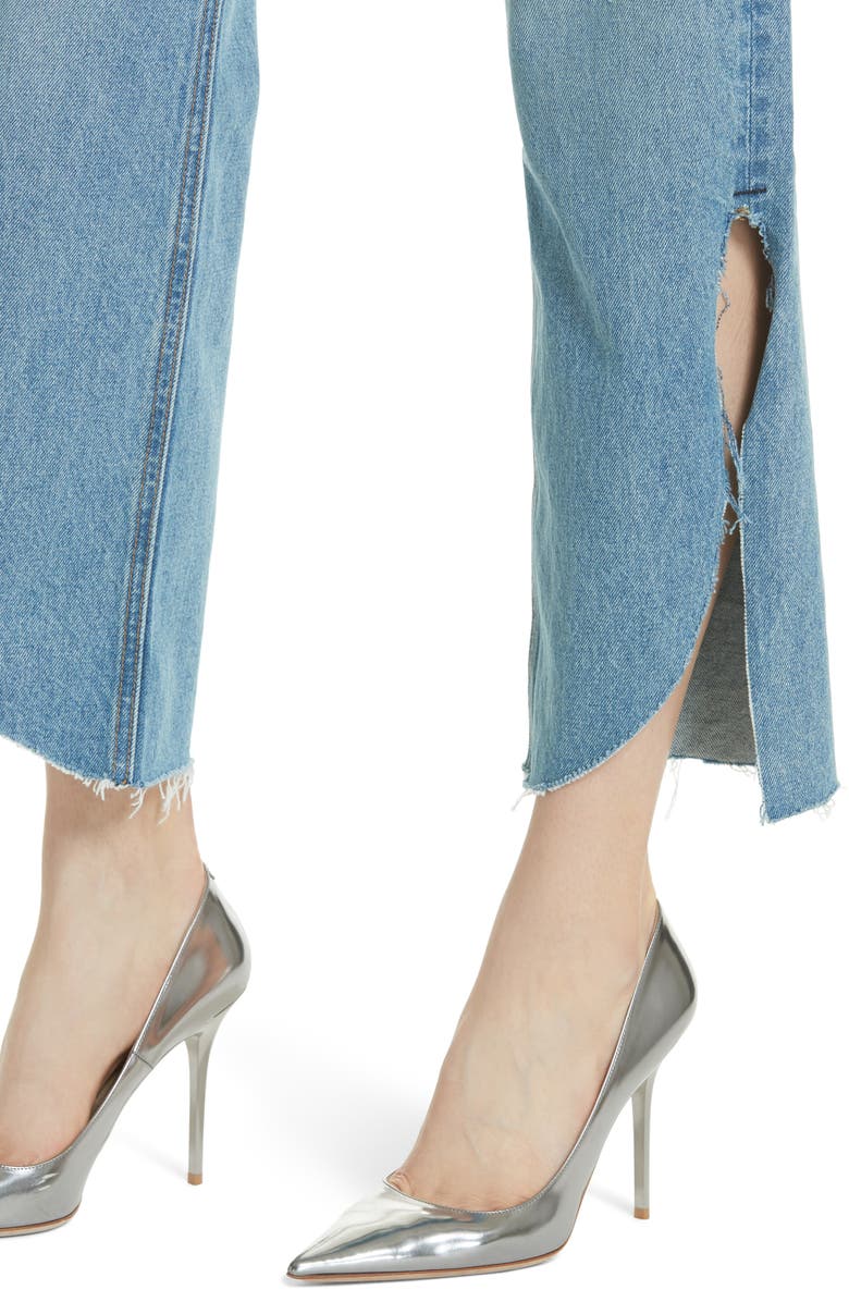 GRLFRND Maran Wide Leg Crop Jeans, Alternate, color,