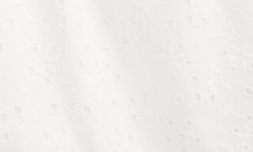 Polo Ralph Lauren Kids' Eyelet Embroidery Cotton Romper In White