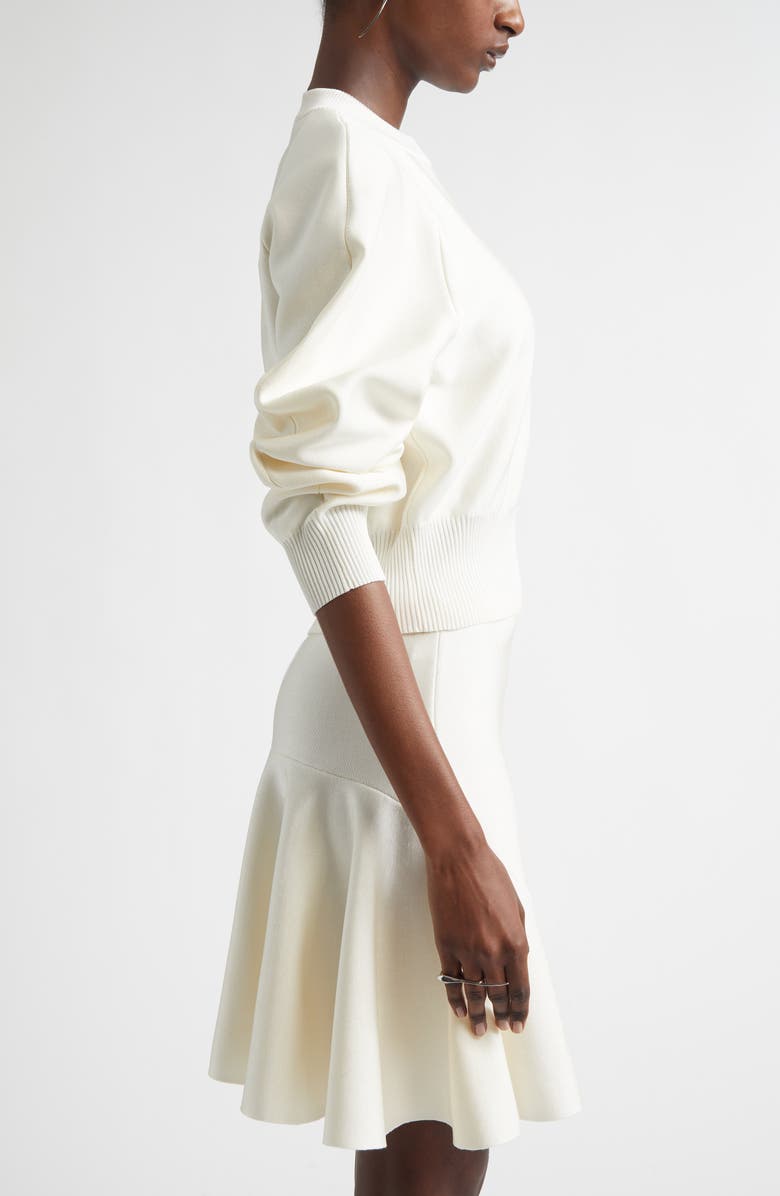 Givenchy Raglan Sleeve Cocoon Crewneck Sweater, Alternate, color, Ivory