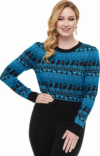 Unique Vintage Long Sleeve Fair Isle Sweater Nordstrom