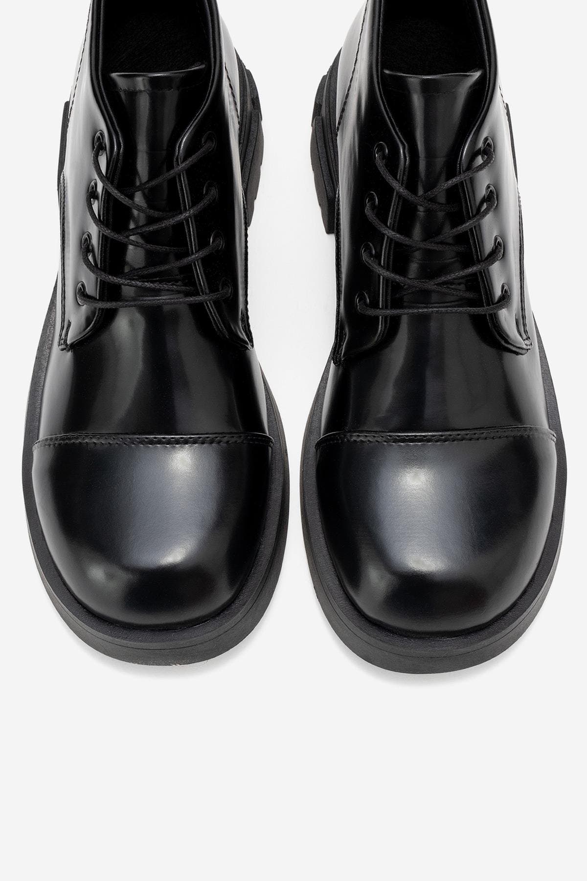 Lagom Patent Boot, Alternate, color, Black Matt Faux Leather