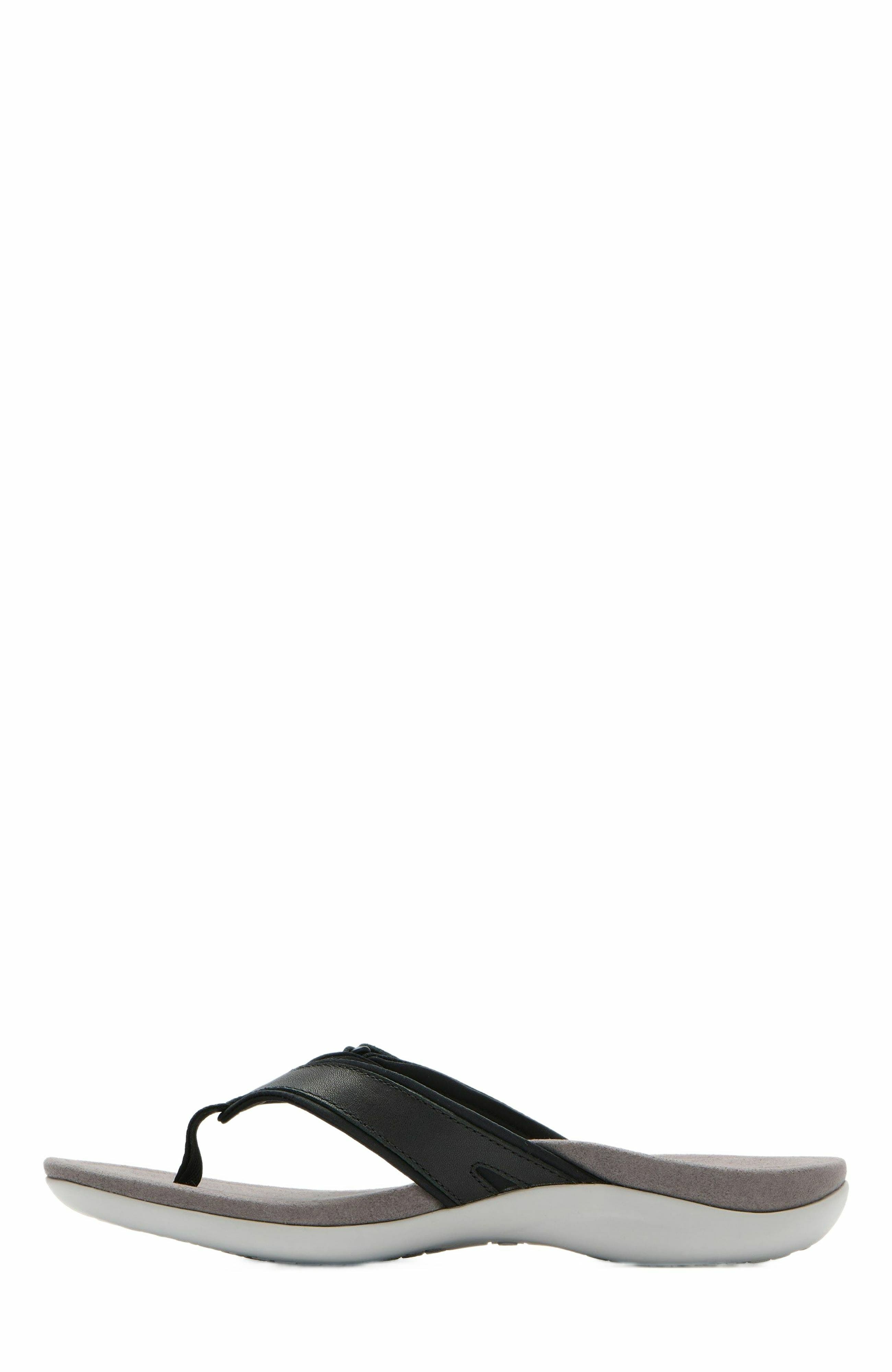 ABEO Oasis Sport Flip Flop, Alternate, color, Black - Regular