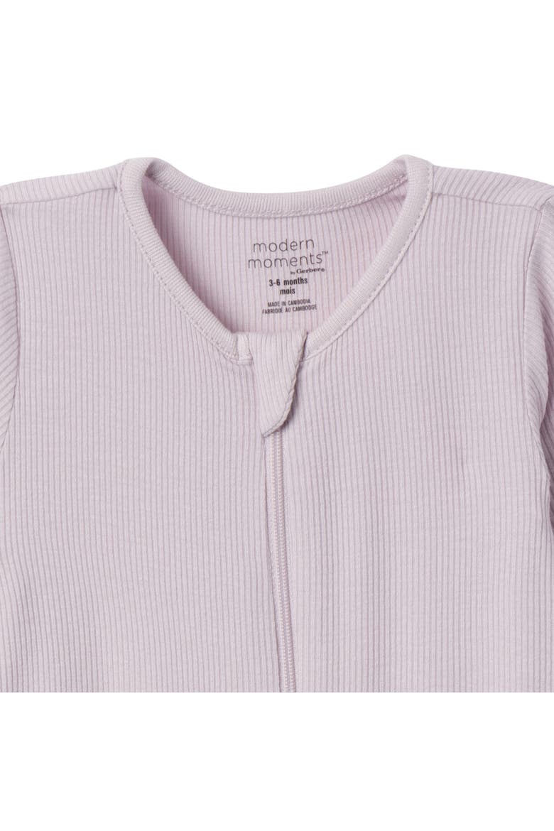 2-Pack Baby Girls Ivory Seashells Footless Coveralls, Alternate, color, Seashells