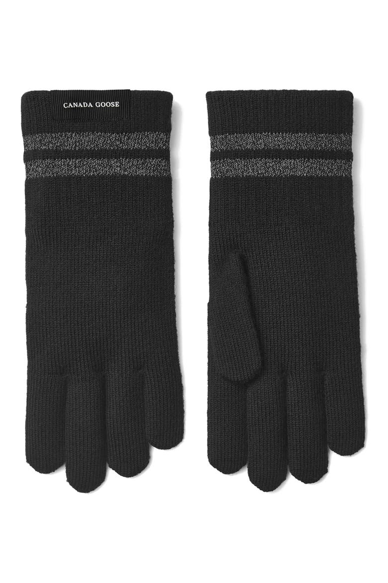 Barrier Merino Wool Gloves, Main, color, BLACK