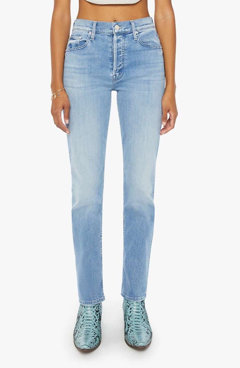MOTHER The Tomcat Skimp High Waist Straight Leg Jeans, Main, color, All Over The Map