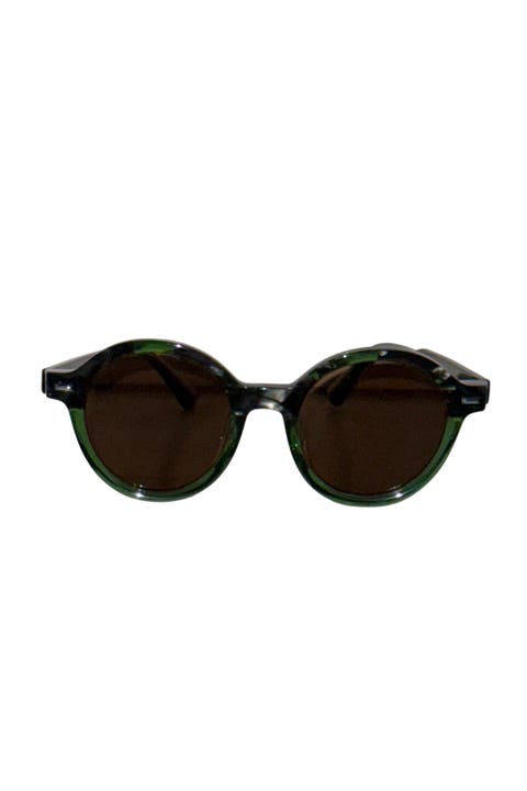 Emerald Round 48mm Sunglasses