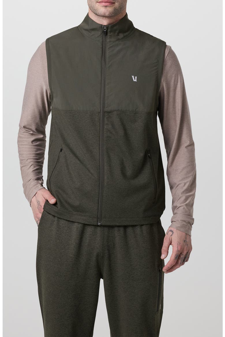 Sunday Element Vest, Main, color, KALE HEATHER
