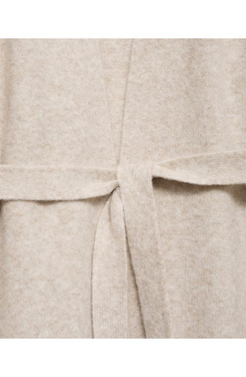 Mango Tie Front Longline Cardigan