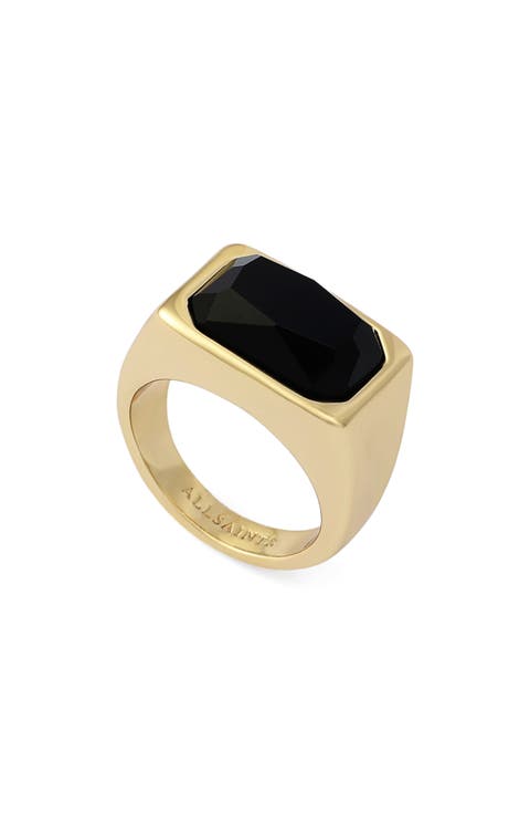 Rectangular Stone Signet Ring