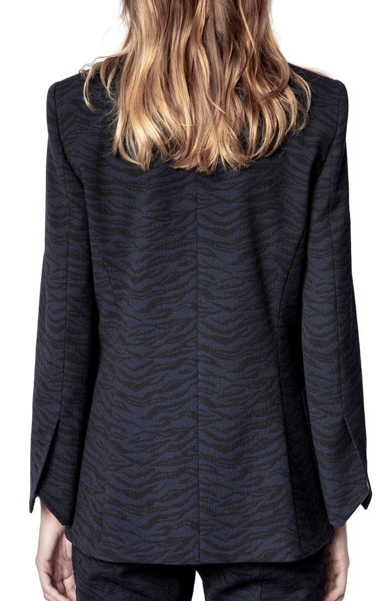 Zadig & Voltaire Visko Tigre Blazer, Alternate, color,