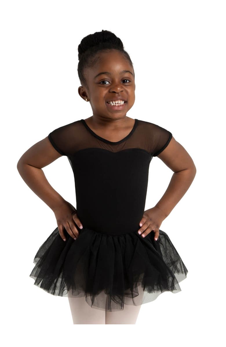 CAPEZIO Keyhole Back Tutu Dress, Main, color, Black