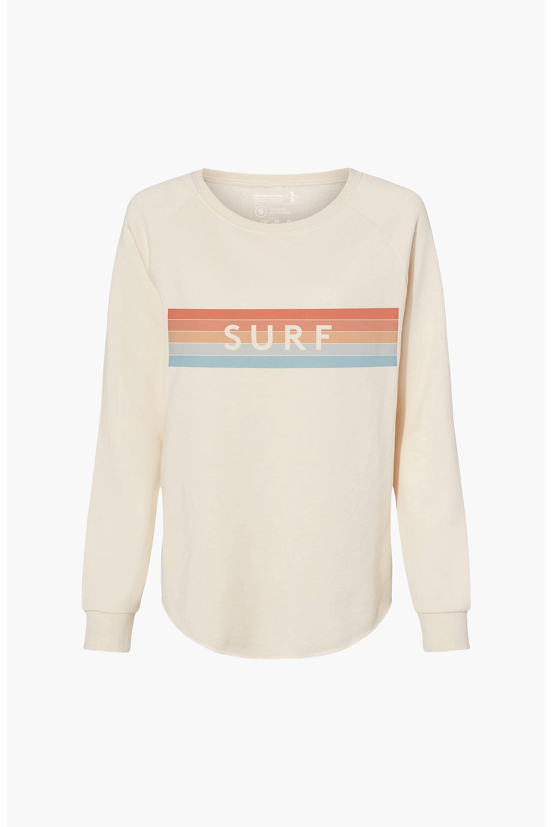 Ventura Crewneck Sweater, Main, color, Off-white Stripes
