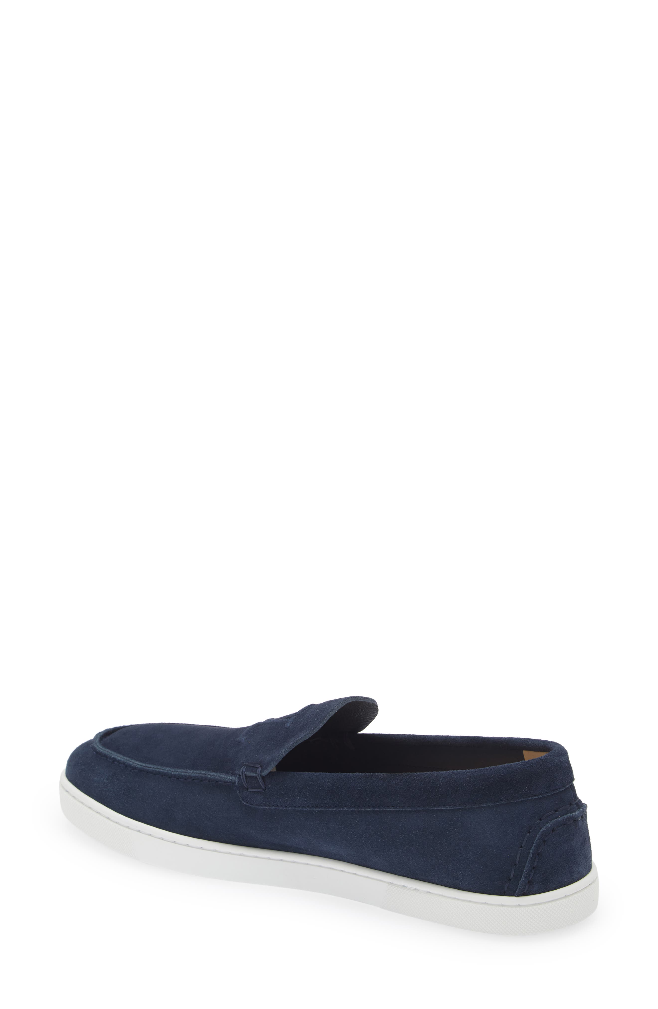 Christian Louboutin Varsiboat Slip-On Sneaker, Alternate, color, Marine