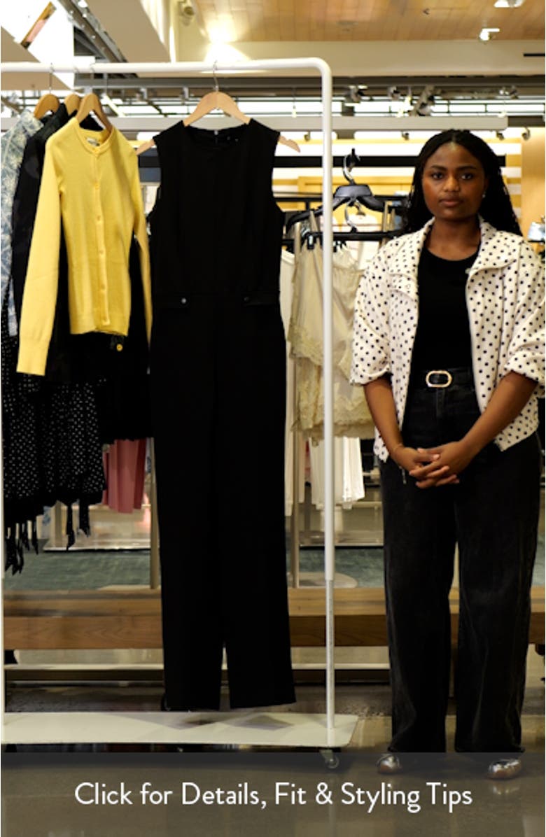 Sleeveless Stretch Jumpsuit, sales video thumbnail