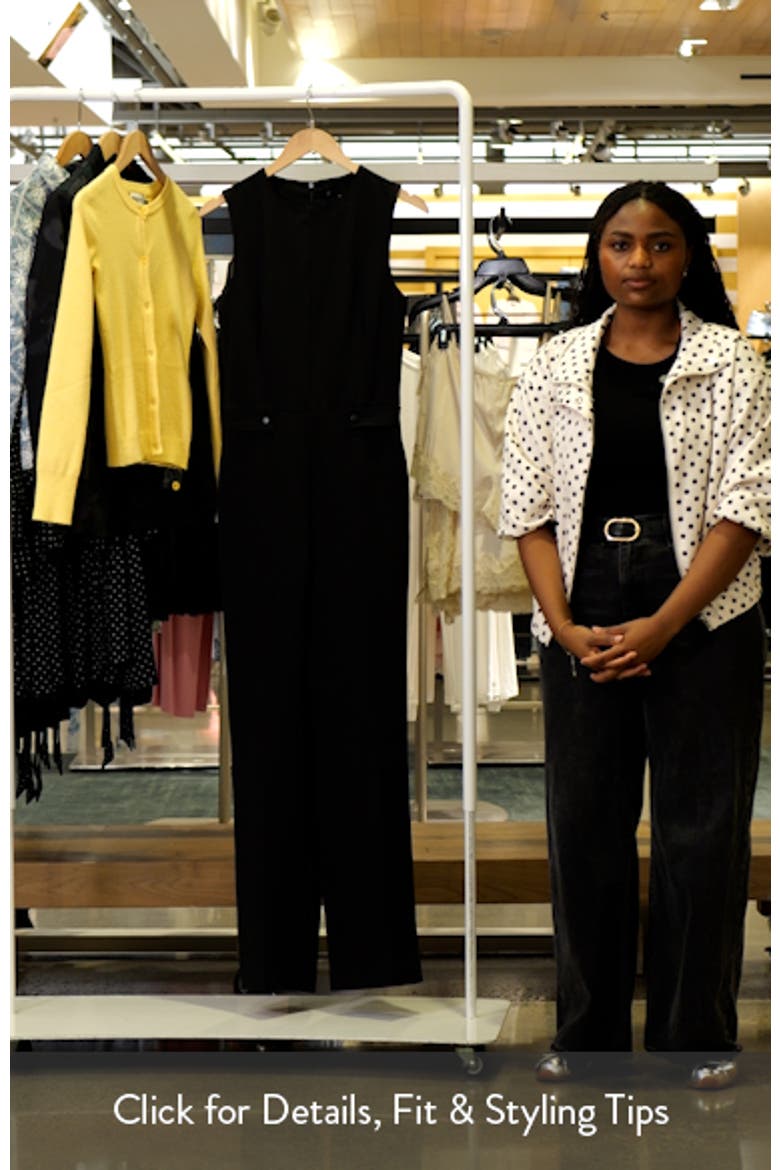 Sleeveless Stretch Jumpsuit video