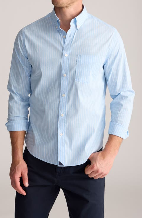 Gutierrez Stripe CottonTek™ Performance Button-Down Shirt