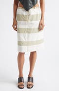 Paloma Wool Zurriola Stripe Crystal Embellished Skirt
